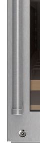 Sub-Zero® Stainless Steel Undercounter Glass Door Panel with Lock-1