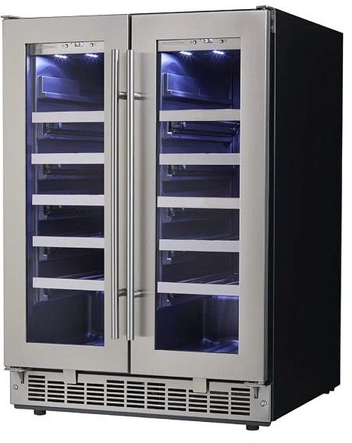 Silhouette® Pro Napa 24” 4.7 Cu. Ft. Stainless Steel Built-In Wine Cellar-2