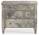 Century® Grand Tour Furniture Silver Leaf Bedside Chest-1