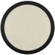 Currey & Company Deanna Black/Ivory Raffia Accent Table-2