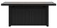Signature Design by Ashley® Beachcroft Black/Light Gray Aluminum/Resin Outdoor Fire Pit Table-1