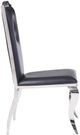 ACME Furniture Cyrene 2-Piece Black/Stainless Steel Dining Side Chair-3