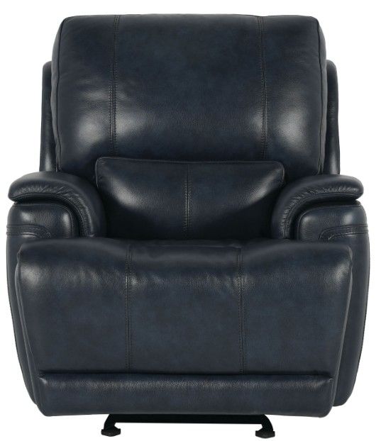 Bassett® Furniture Club Level Burlington Navy Power Recliner-1