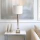 Sagebrook Home Carmelo Silver/White Buffet Table Lamp-4