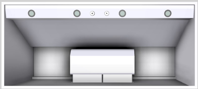 Vent-A-Hood® 54" Wall Mounted Range Hood-White-2