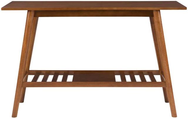 Linon Charlotte Cosgrove Rich Brown Console Table-3