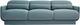 TOV Furniture Azalea Powder Blue Sofa-3