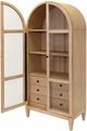 Martin Furniture Laurel Natural Arched Display Cabinet/Bookcase-2