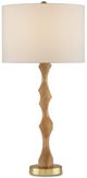 Currey & Company Sunbird Natural/Brass Table Lamp-0
