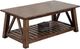 Winners Only® Carmel Brown Coffee Table-1