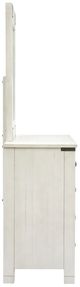 Magnussen Home® Chesters Mill Aged Iron/Alabaster Dresser and Mirror-2