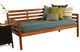 Kodiak Furniture Boho Linen Aqua/Barbados Twin Daybed with Mattress-0