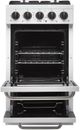 Unique® Appliances Classic 20" White Freestanding Liquid Propane Gas Range-1