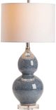 Crestview Collection Vincent Blue Table Lamp-2