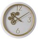 A & B Home Gold/White Clock-0