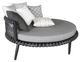 CabanaCoast® Customizable Tate Aluminum/Natural Fiber Outdoor Daybed-1