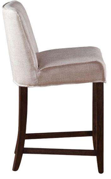 Home Trends & Design Buddy Beige/Dark Brown Counter Stool-1
