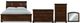 Millennium® by Ashley Porter 4-Piece Rustic Brown California King Sleigh Bed Set-0