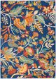 Nourison Home™ Allur Navy Multicolor 5'x7' Style 7 Area Rug-0