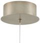 Currey & Company Posh Silver/White Multi-Drop Pendant-3