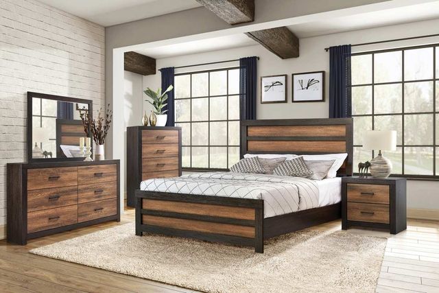 Coaster® Dewcrest 5-Piece Caramel/Licorice Queen Bedroom Set-0