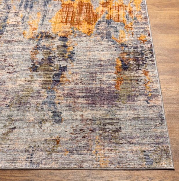 Surya Jefferson Light Gray 4'x6' Area Rug-1