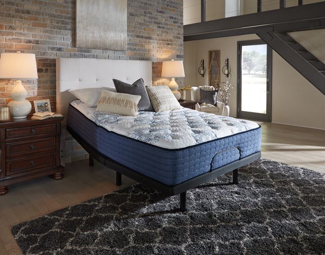 Sierra Sleep® by Ashley® Mt Dana 2-Piece Hybrid Firm and Better Adjustable Base California King Mattress Set-4