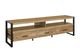 Monarch Specialties Inc. Black/Mango 72" Wood-Look TV Stand with 3 Drawers-0
