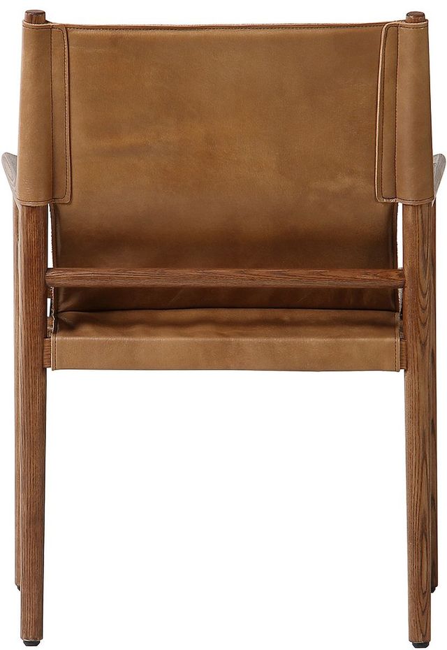 Moe's Home Collection Remy Tan Leather Arm Chair-3