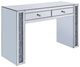 ACME Furniture Noralie Mirrored Vanity Desk with Faux Diamond Accent-0