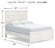 Signature Design by Ashley® Gerridan Gray/White Full Panel Bed-4