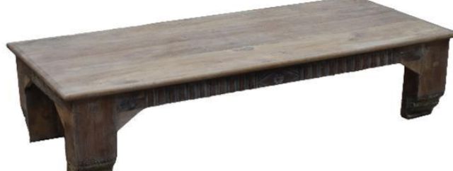 Jaipur Furniture Wdn Dark Brown Low Bench-1