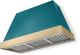 AGA Euclid 48" Salcombe Blue Wall Mounted Range Hood with Brushed Brass Trim-0