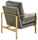 VIG Furniture Divani Casa Bayside Gold/Gray Chair-3