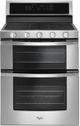 Whirlpool® 30" Stainless Steel Double Oven Freestanding Gas Range-0