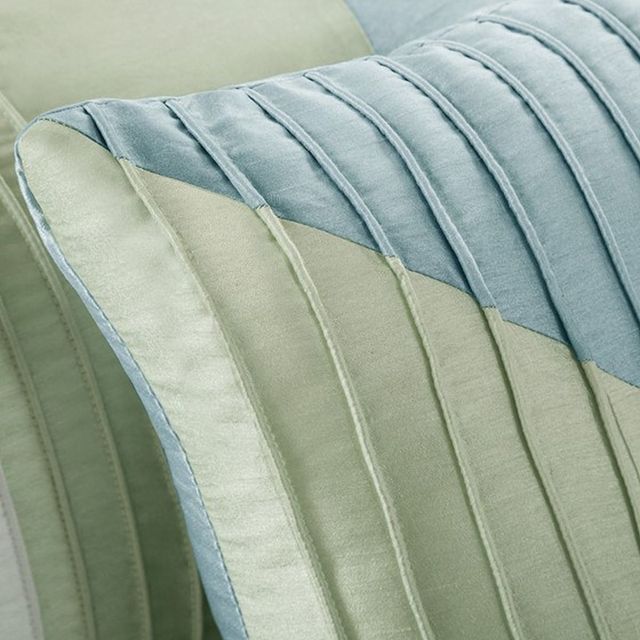 Olliix by Madison Park Green King Amherst 7 Piece Comforter Set-4