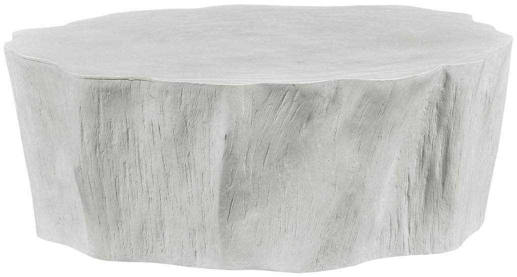 Uttermost Woods Edge White Sierra Coffee Table Bob Mills Furniture