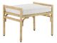Currey & Company Olisa White Ottoman-1