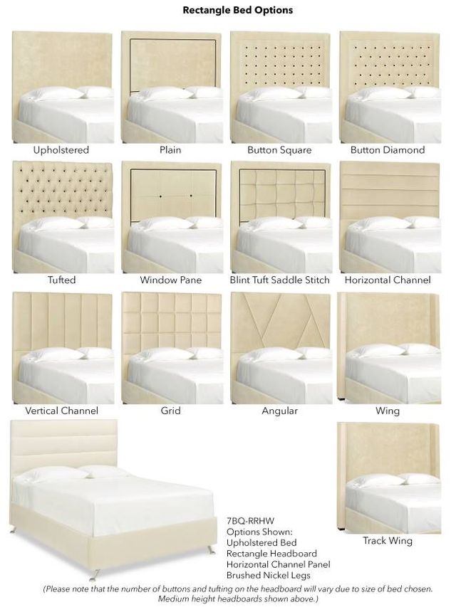 Parker Southern Customizable Dream Creations Rectangle Upholstered Headboard-1