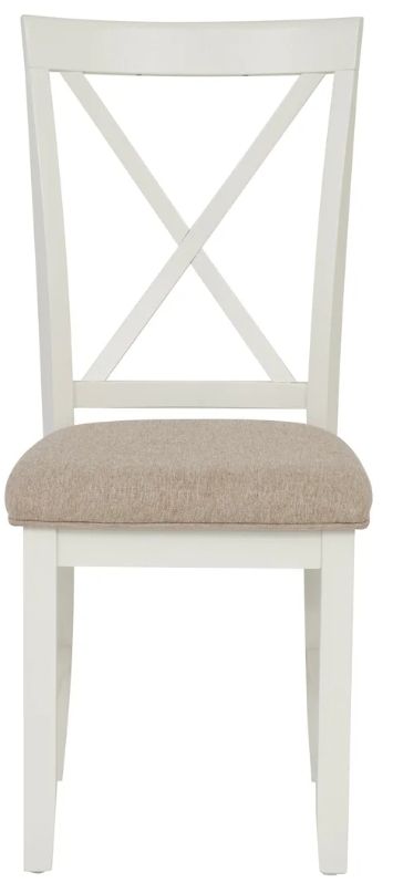 Powell® Jane Tan/Vanilla White Side Chair-3