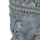 A & B Home Gray Buddha Head Planter-4