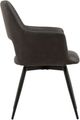 Dovetail Furniture Romano 2-Piece Charcoal Dining Chair Set-2