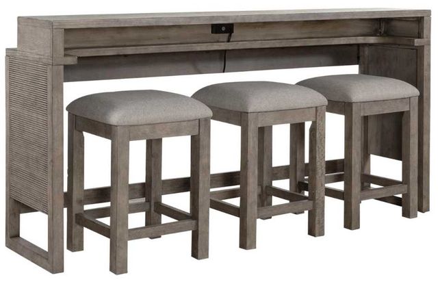 Liberty Furniture Bartlett Field 4-Piece Dusty Taupe Occasional Bar Set-0