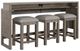 Liberty Furniture Bartlett Field 4-Piece Dusty Taupe Occasional Bar Set-0