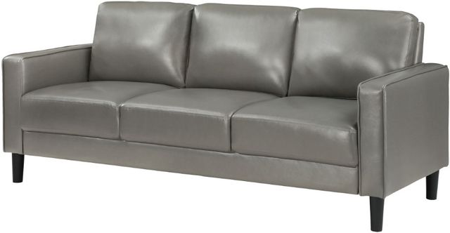 Coaster® Ruth Gray Upholstered Track Arm Sofa-2
