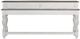 Liberty Furniture Magnolia Manor Antique White Console Bar Table with Brown Top -3