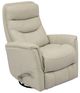 Parker House® Gemini 2-Piece Ivory Manual Swivel Glider Recliner Set-0