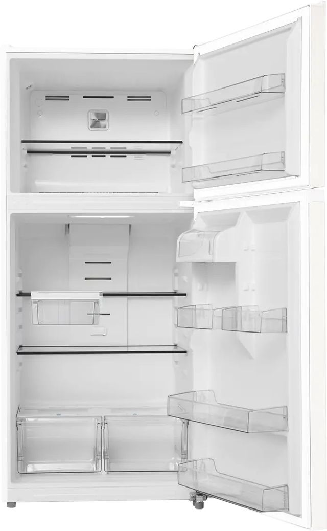 Midea® 30" 20.5 Cu. Ft. White Top Freezer Refrigerator-1
