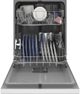 GE® 24" White Built-In Dishwasher with Front Controls and Power Cord-2