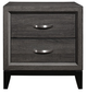 Homelegance® Davi Gray Nightstand-2